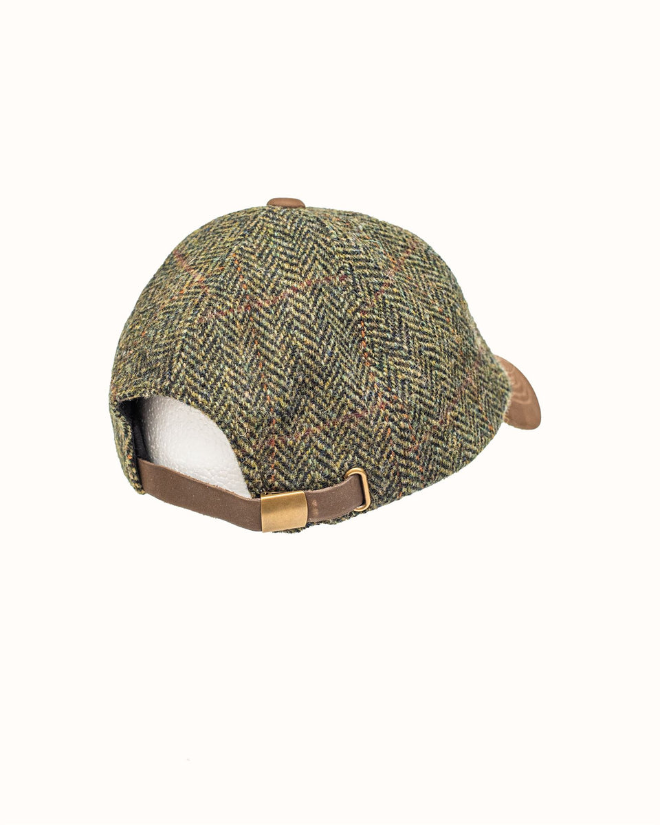Baylor University Loden/Gold Harris Tweed Baseball Cap  display picture 2