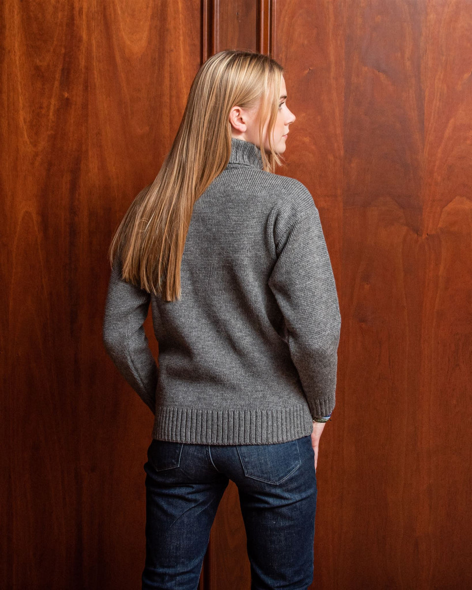 Ohio State University Women's Merino Wool Roll-Neck Sweater