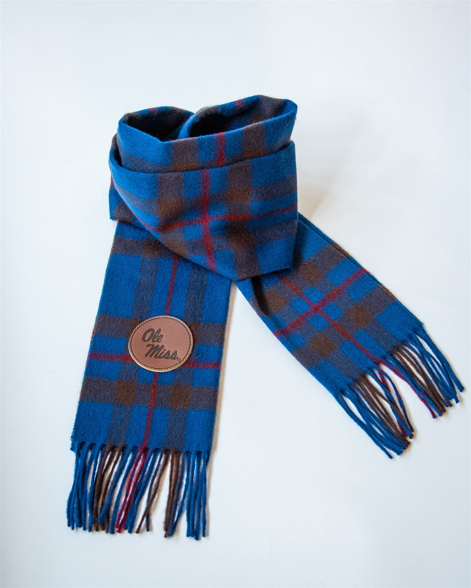 y*o様 極上 スコットランド製 CASHMERES OF SCOTLAND ニ Ole Miss Scottish Tartan Clan Elliot Cashmere Scarf – Collegiate