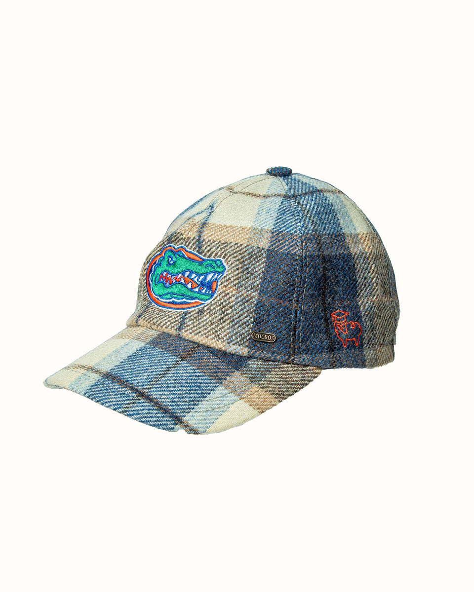 University of Florida Blue Plaid Wool Baseball Cap | Collegiate