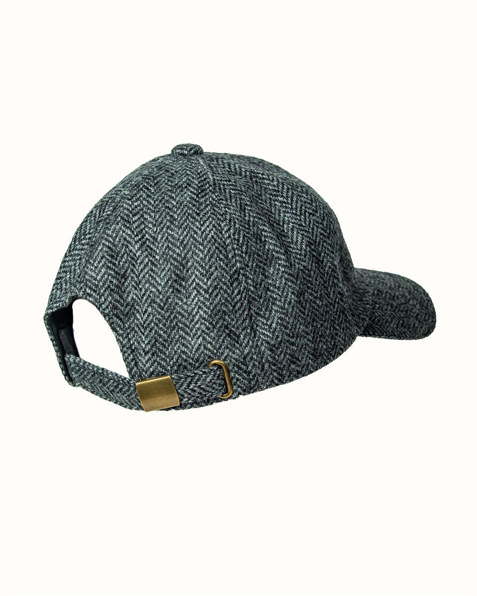 University of Oklahoma Grey Herringbone Wool Baseball Cap