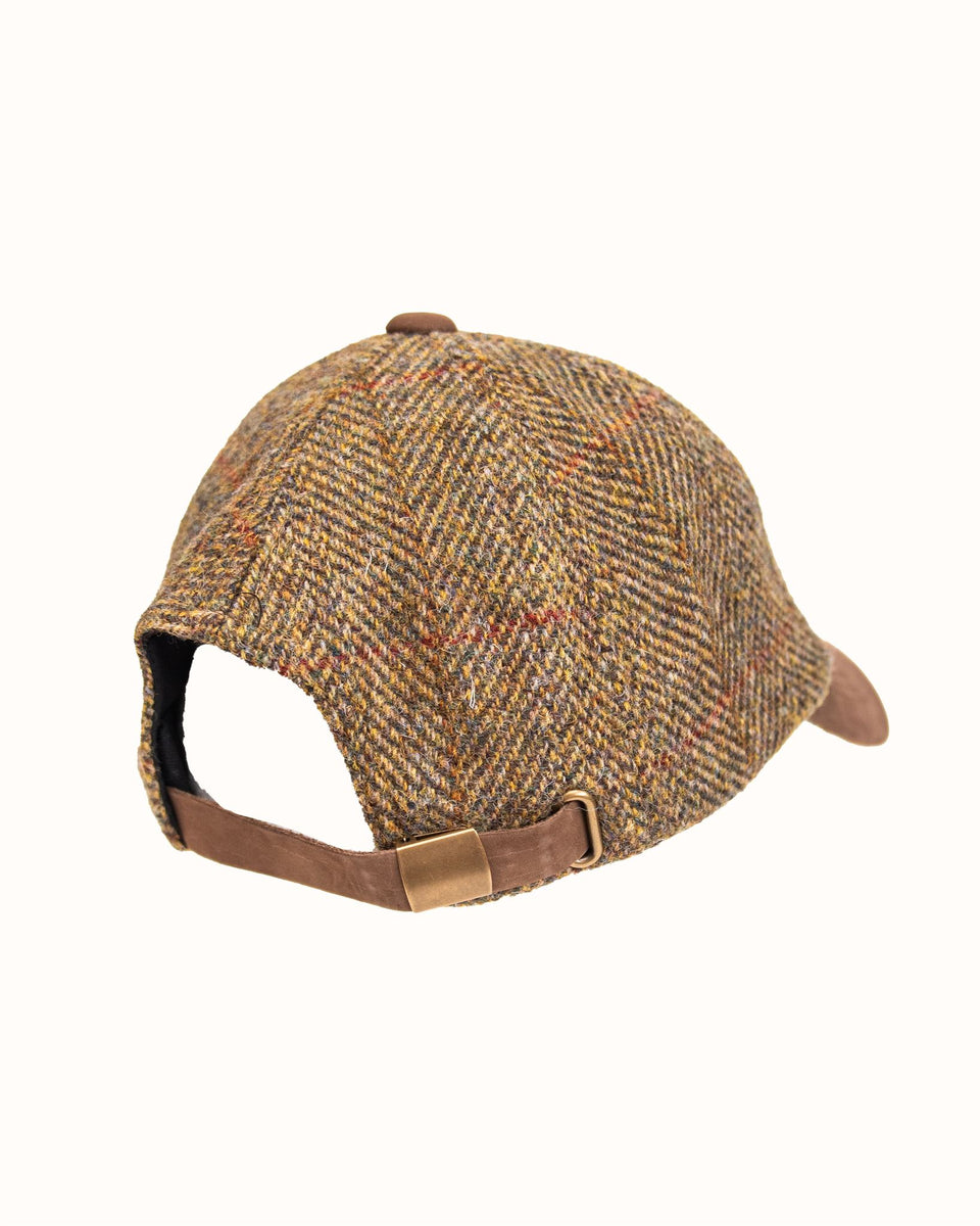 Harris tweed ball cap deals