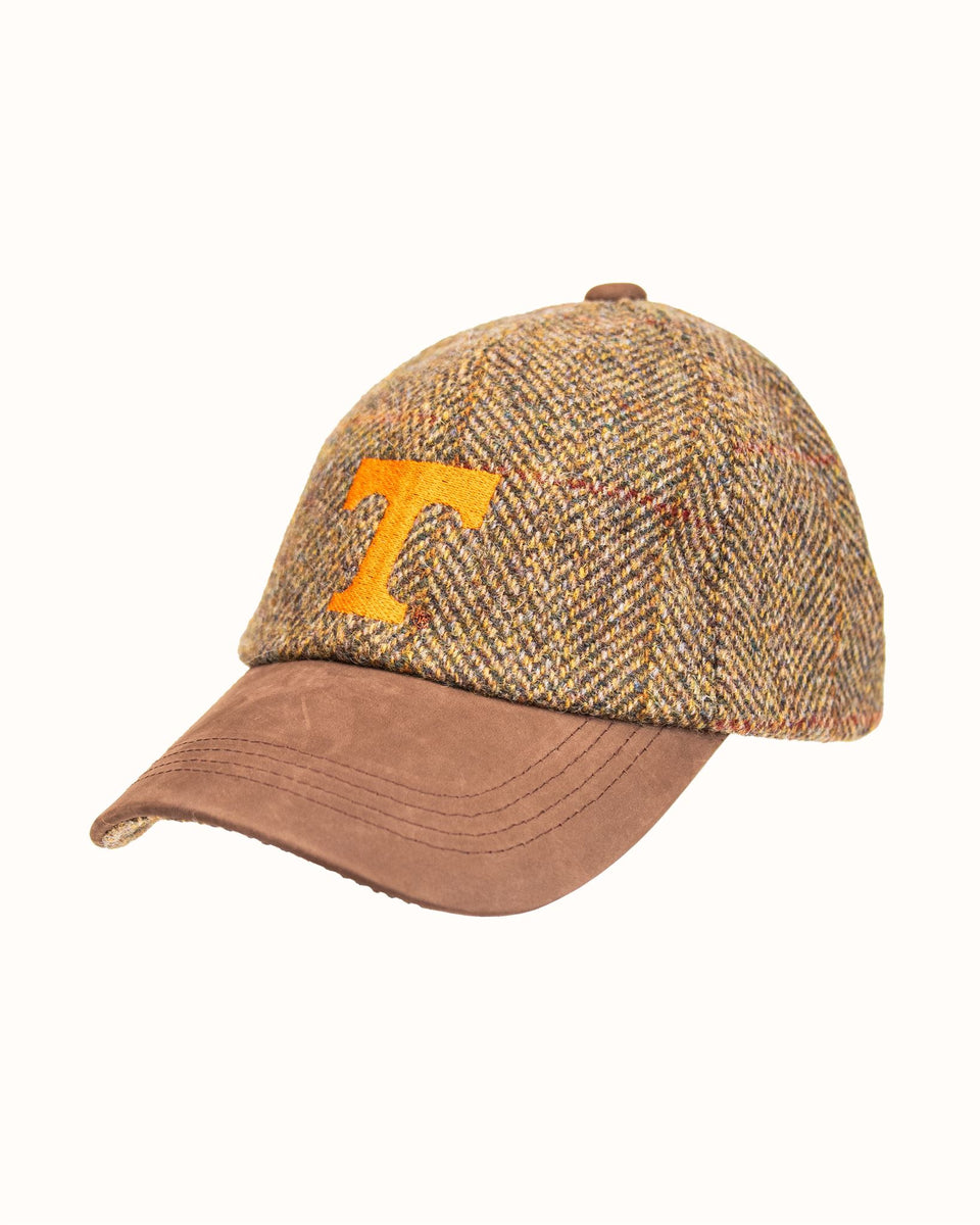 University of Tennessee Olive/Gold Harris Tweed Baseball Cap