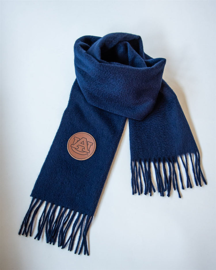 
                  
                    Auburn University Balmoral Bespoke Navy Cashmere Scarf
                  
                