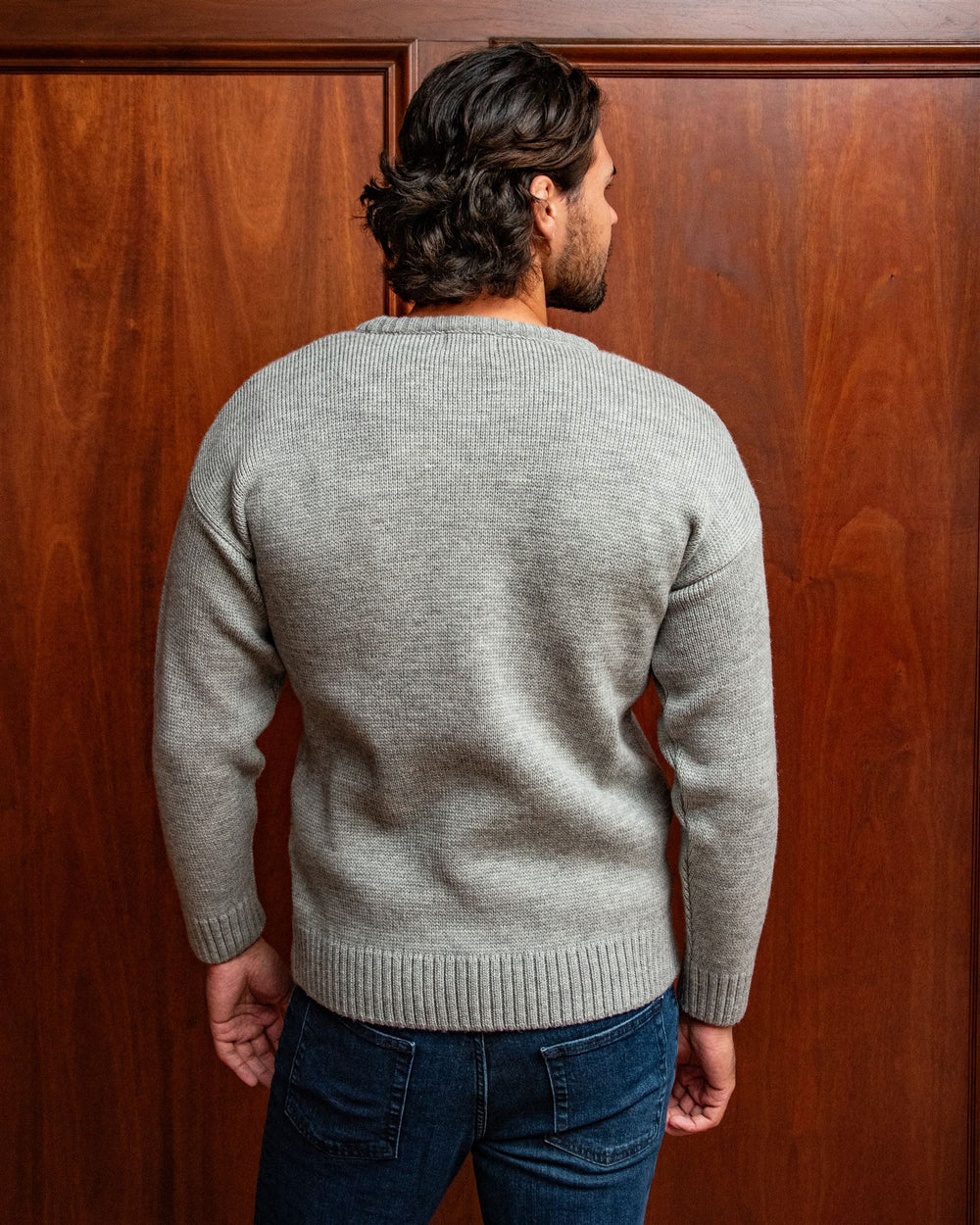 Clemson University Men's Merino Wool Roll-Neck Sweater