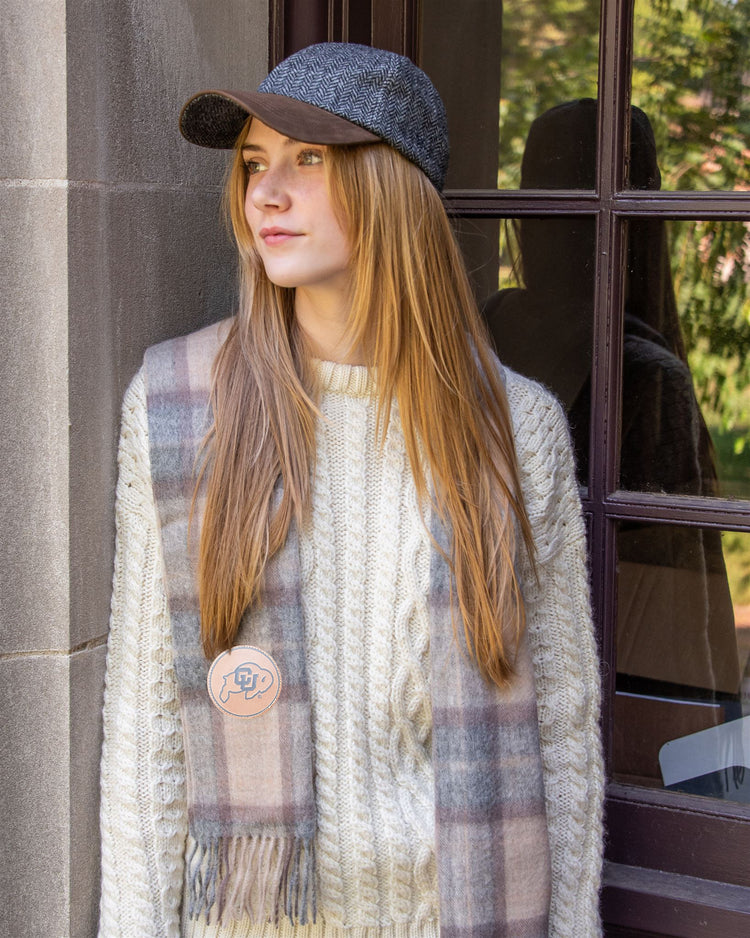 
                  
                    Grey/Gold Plaid
                  
                