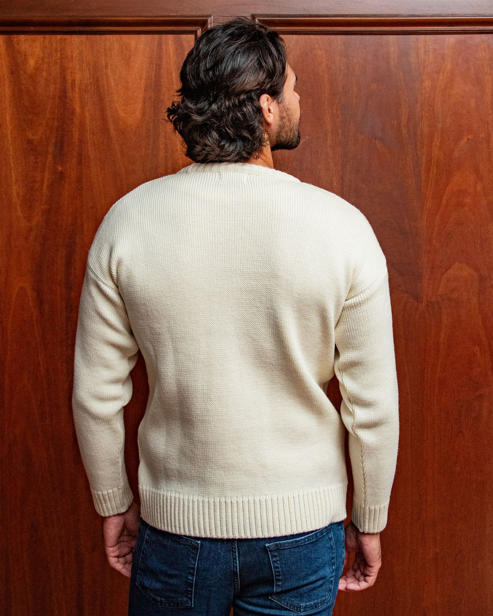 Columbia University Men's Merino Wool Crew-Neck Sweater