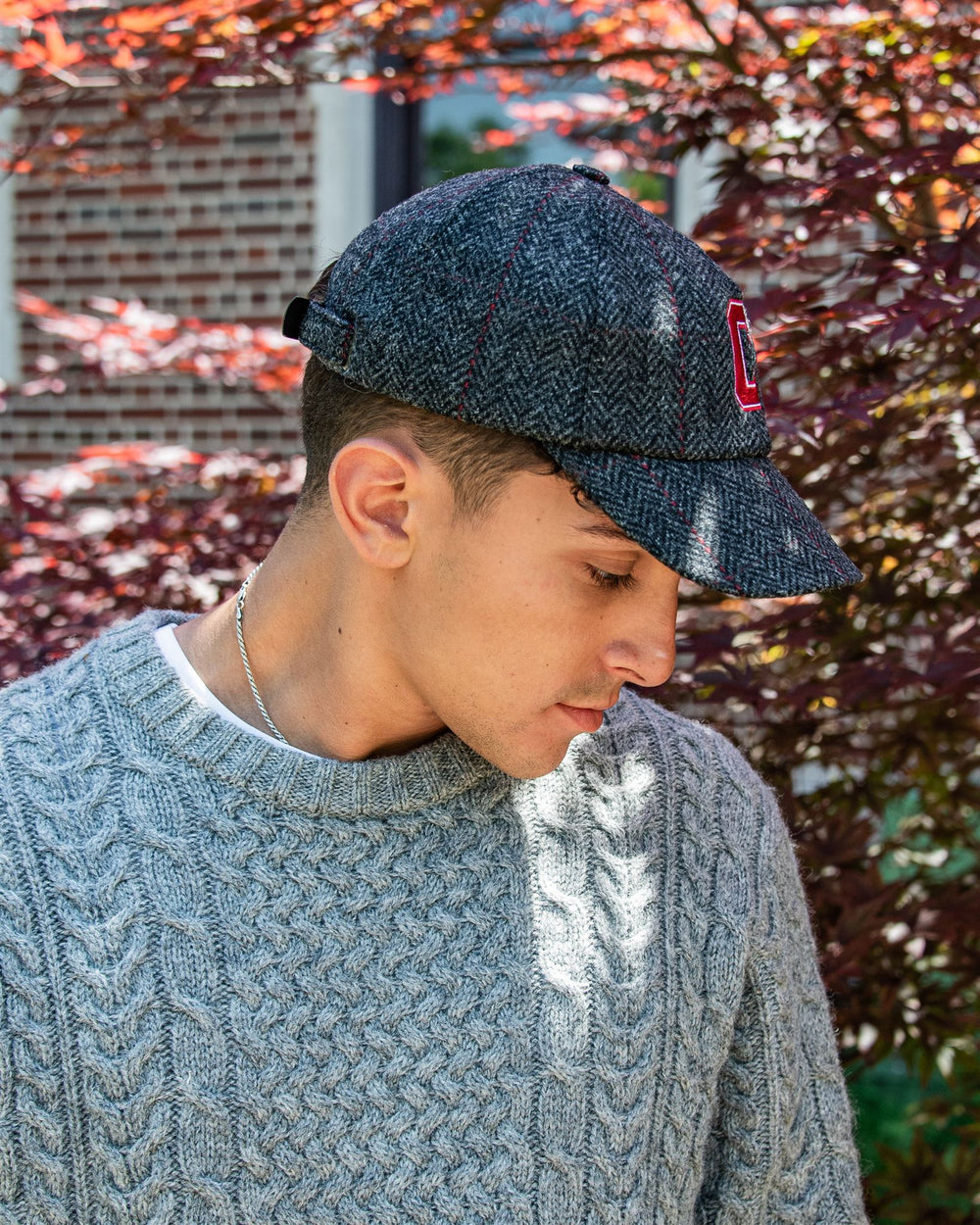Charcoal grey baseball cap clearance