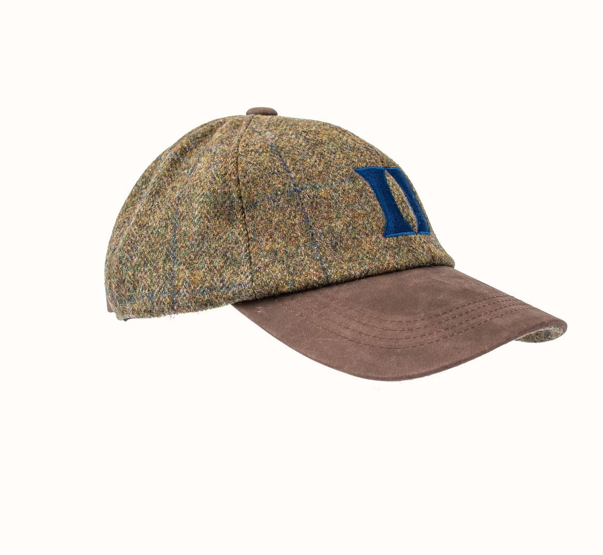 Duke Rafferty's Cap Duke University Navy Overcheck Tweed Wool Baseball Cap | Collegiate ...