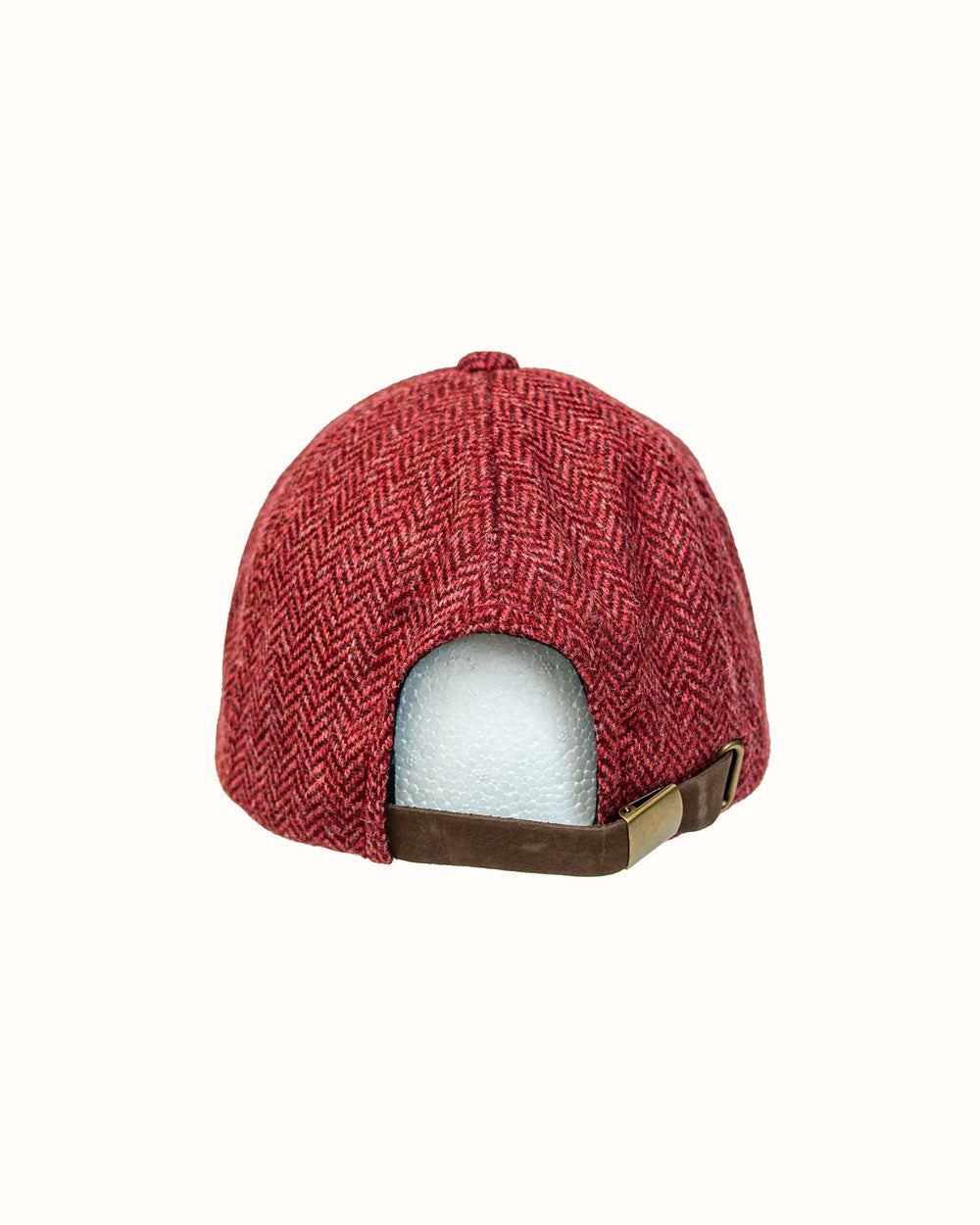 Harvard University Crimson Herringbone Wool Baseball Cap