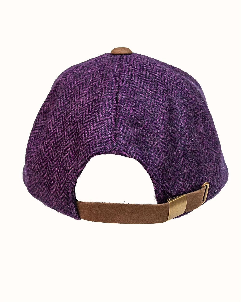 Northwestern University Purple Herringbone Wool Baseball Cap with