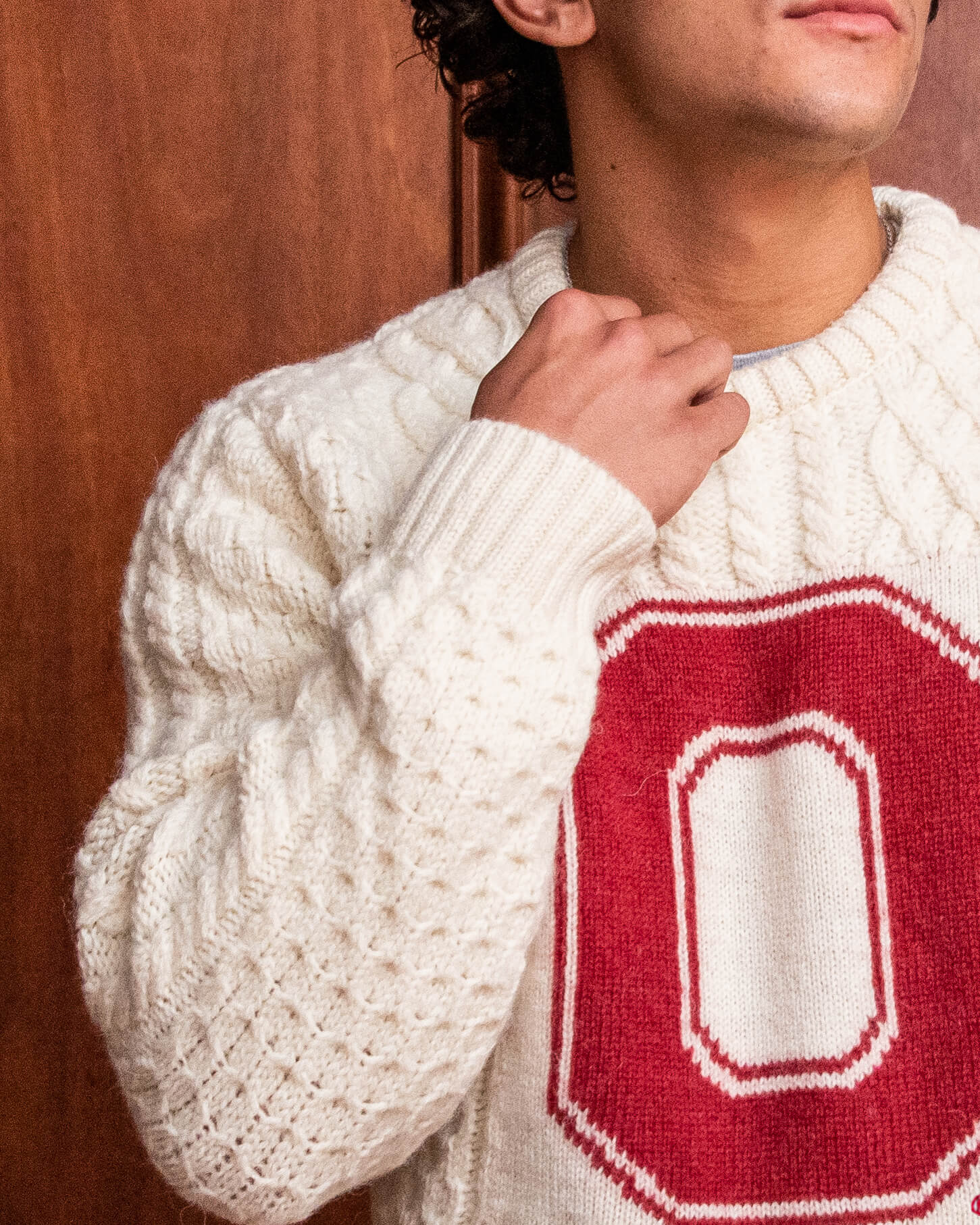 Ohio State University Men’s British Wool Crew-Neck Sweater | Collegiate ...