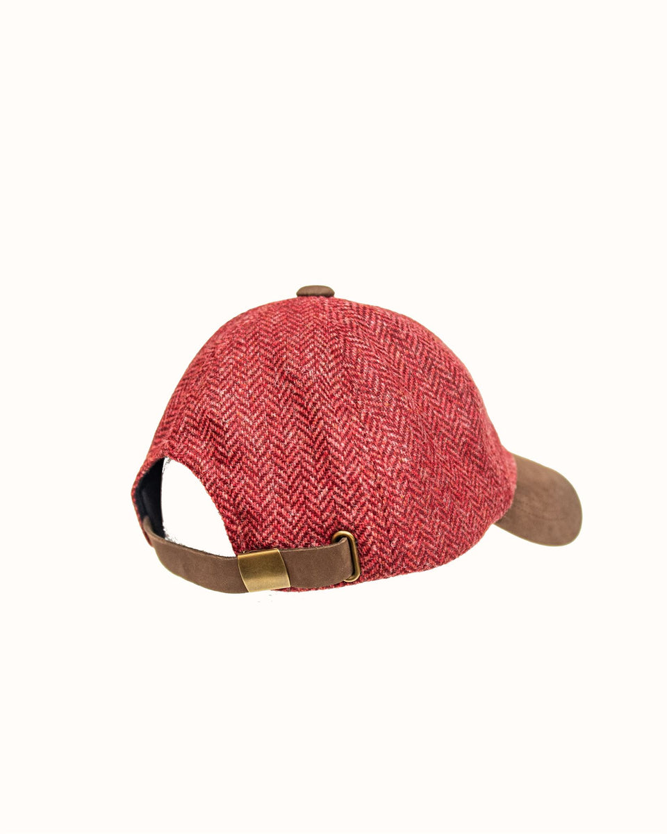 Ohio State University Scarlet Herringbone Wool Baseball Cap ...