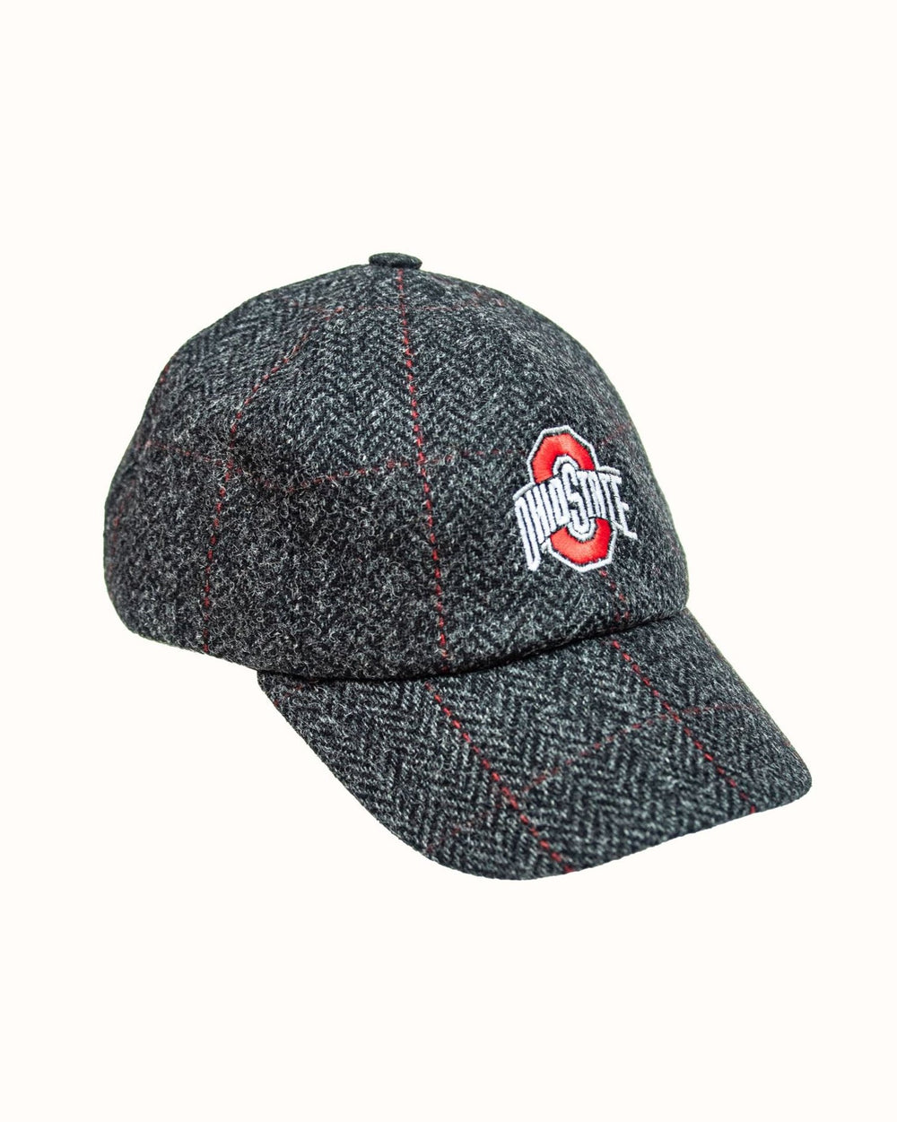 Ohio State University Charcoal Grey Wool Baseball Cap Collegiate Couture Collegiate Knitwear Designs