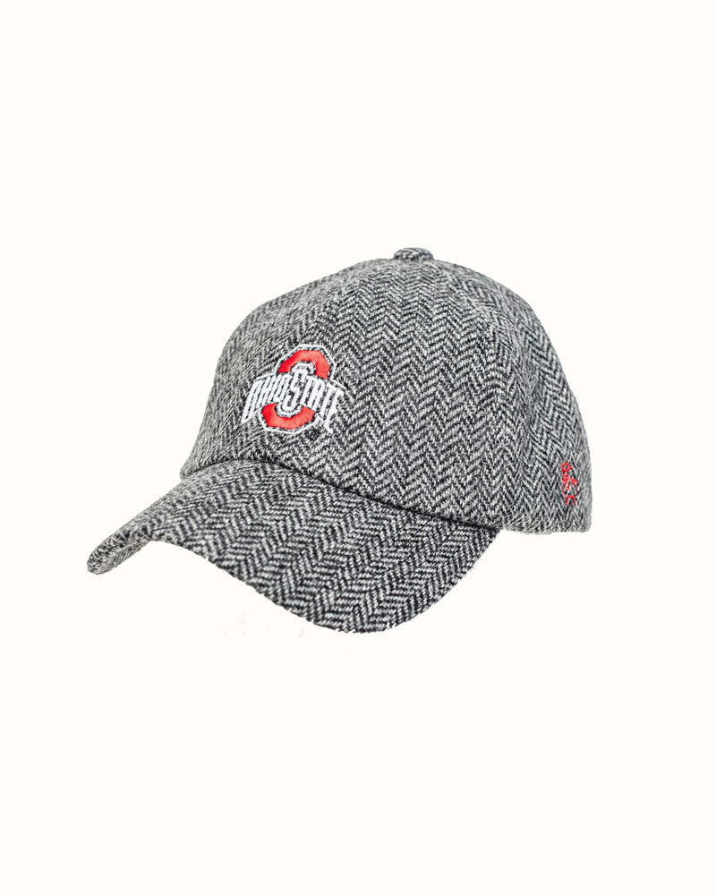 
                  
                    Ohio State University Grey Herringbone Wool Baseball Cap
                  
                