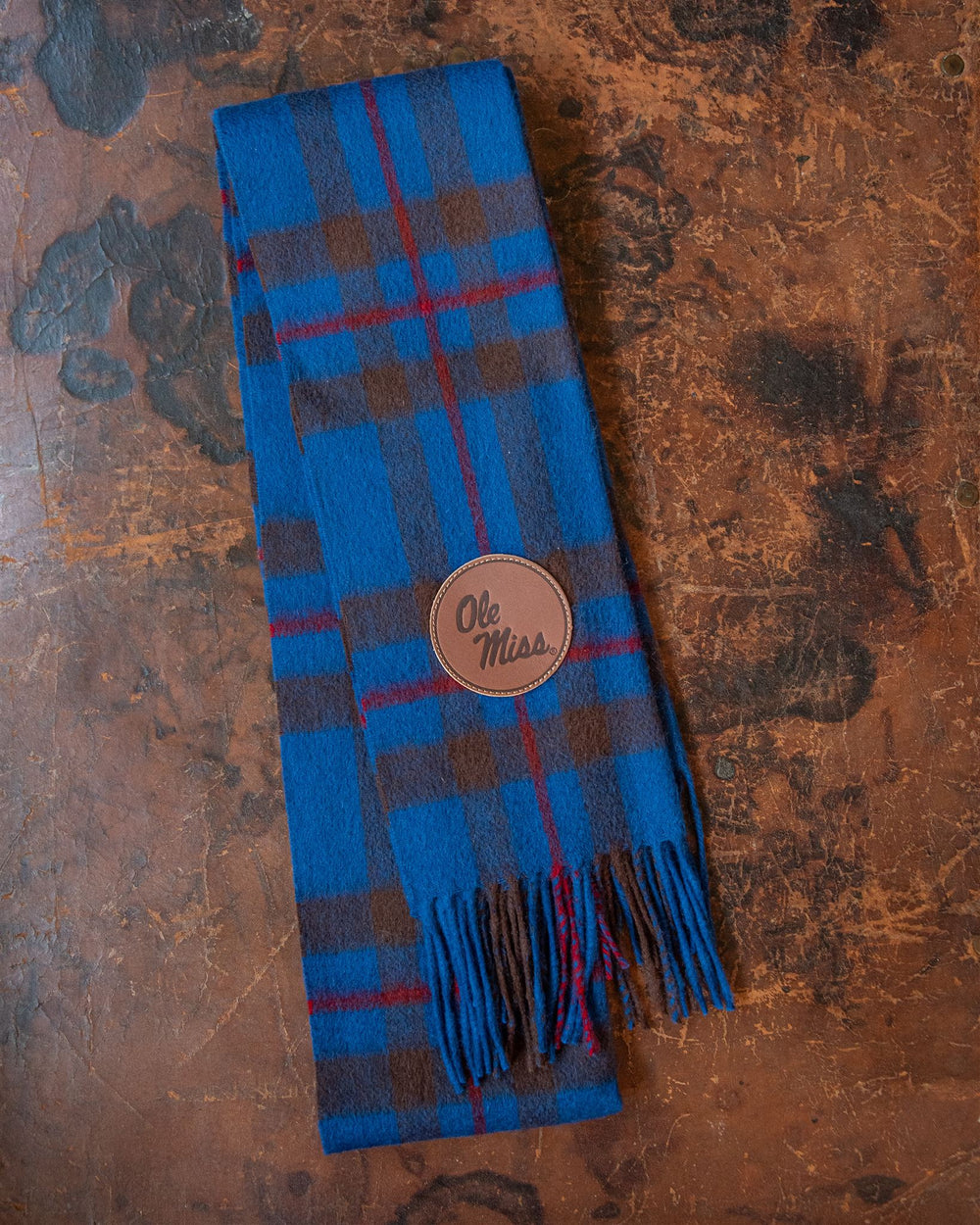 Ole Miss Scottish Tartan Clan Elliot Cashmere Scarf – Collegiate