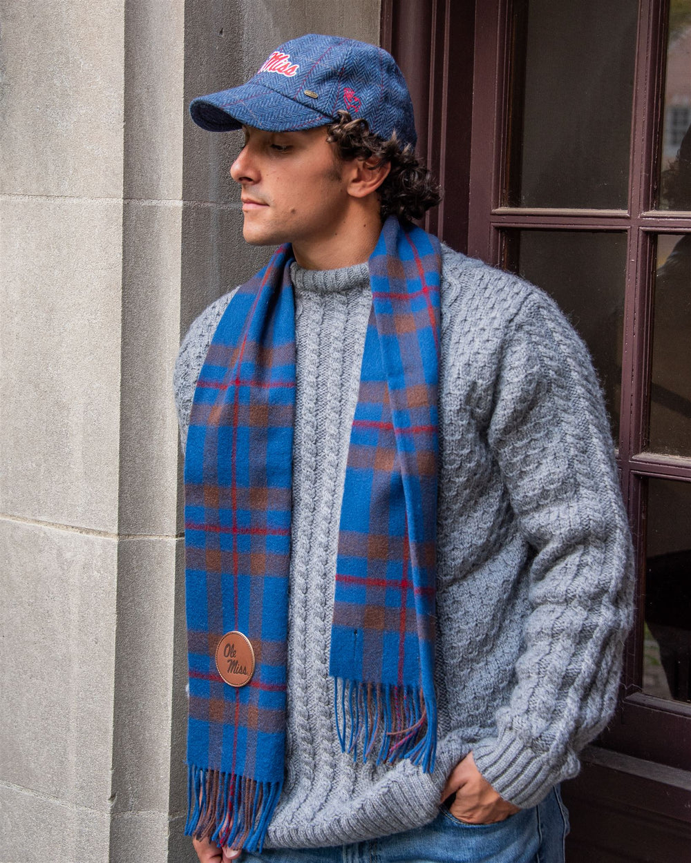 Ole Miss Scottish Tartan Clan Elliot Lambswool Scarf 