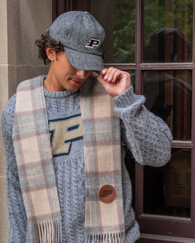 
                  
                    Grey/Gold Plaid
                  
                