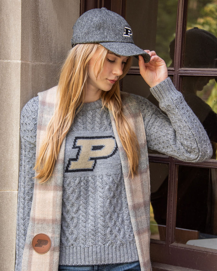 
                  
                    Grey/Gold Plaid
                  
                