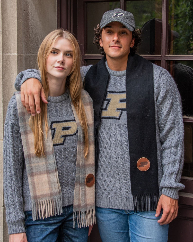 
                  
                    Grey/Gold Plaid
                  
                