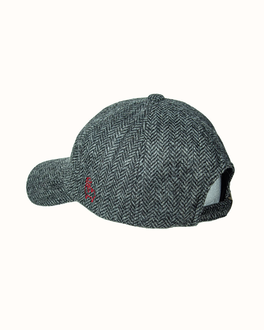 University of Oklahoma Grey Herringbone Wool Baseball Cap