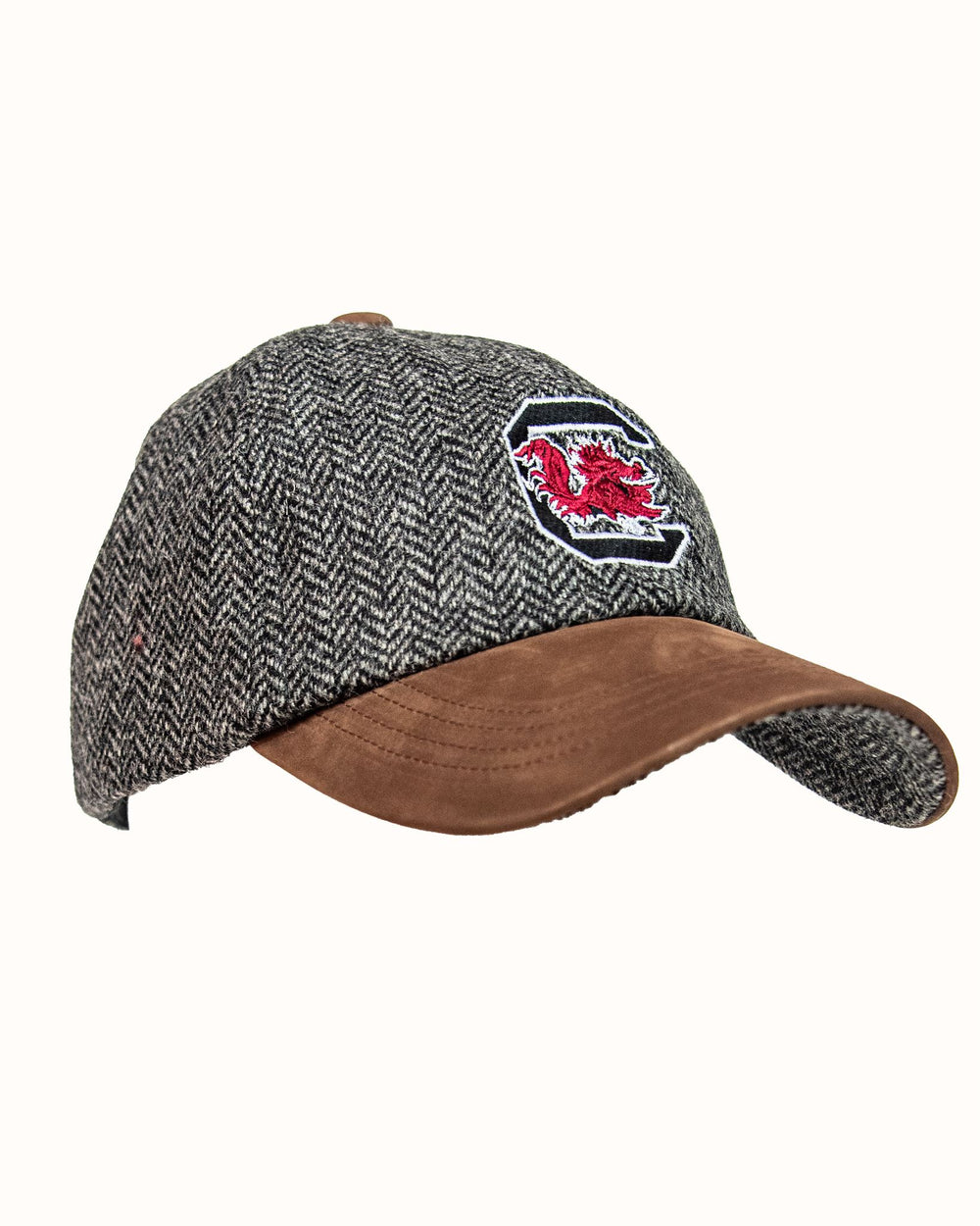 University of South Carolina Grey Herringbone Wool Baseball Cap