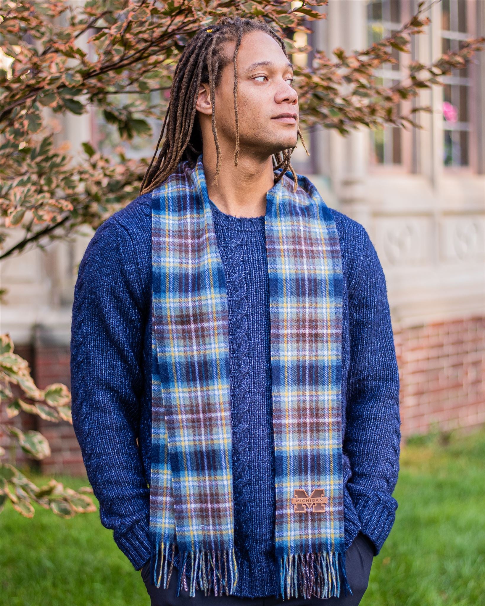Unisex University of Michigan Knotted Gown main image 0